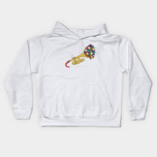 Trumpet Shrimp Kids Hoodie